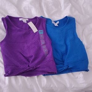 Urban Heritage blue and purple tank